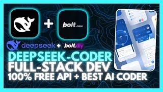 Bolt.DIY + Deepseek-R1: Develop a Full-stack App For FREE Without Writing ANY Code! (OPENSOURCE)