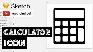 CALCULATOR icon - Sketch - dyIcons - E02 - Yusuf Shakeel