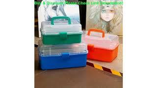 Slide Plastic Storage Box Medicine Box Organizer 3 Layers Multi-Functional Portable Medicine Cabine