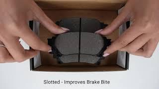 KFE1391-104 QuietAdvanced Rear Ceramic Brake Pad Unboxing