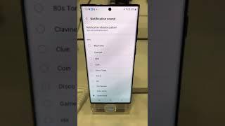 Samsung Galaxy s22 Notification Tones