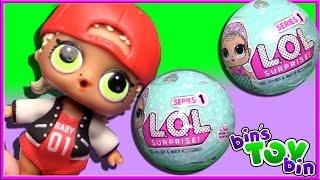 L.O.L. Lil Outrageous Littles Surprise Baby Dolls Opening! | Bin's Toy Bin