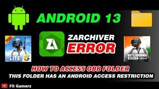 This folder has android access restriction zarchiver | This folder has android access restriction