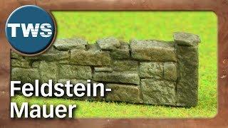 Tutorial: Feldstein-Mauer / fieldstone wall (Tabletop-Gelände, TWS)