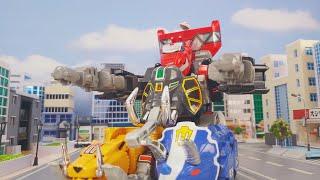 恐竜戦隊ジュウレンジャ 大獣神,Daizyuzin Stop Motion - Dino Megazord