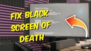 How To Fix Xbox ONE/Series X/S Black Screen Of Death 2023 - Easy Fix!