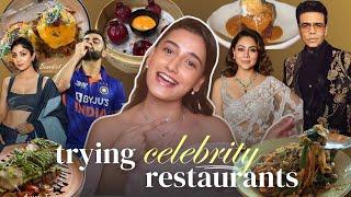 I ate at EVERY Celebrity Restaurant in Mumbai SO expensive 🫣| Aashi Adani