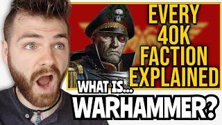 WHAT IS WARHAMMER??!! | *Bricky* Every single Warhammer 40k Faction Explained | REACTION!!