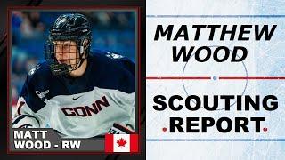 MATTHEW WOOD Highlights 2023 NHL Draft Prospect