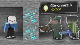 Minecraft Manhunt ama GÖRÜNMEZLİK Efektine Sahibiz...