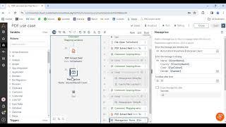 Automation anywhere, Mapping variables and dictionary variable  using PDF use case