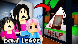 CREEPY GUY was SPYING on us at 3AM in ROBLOX BROOKHAVEN!