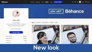 Behance New Look | How to make Behance Banner | Behance Banner Size