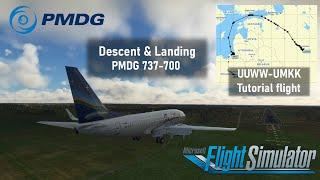 PMDG 737-700 Гайд   Снижение | Заход | Посадка (UUWW - UMKK)