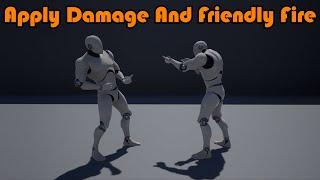 How To Use Apply Damage + Friendly Fire - Unreal Engine 4 Tutorial