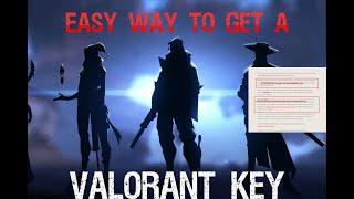 EZ WAY TO GET VALORANT BETA KEY (FAST)