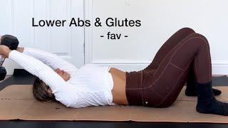 20 minutes to target your LOWER ABS and SHAPE your Glutes. BYE BYE belly pooch: Kimmyfitness workout