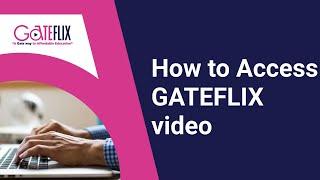 #GATEFLIX How to Access GATEFLIX video