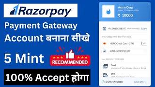 Razorpay Account Kaise Banaye In Hindi | How to  Create Razorpay Account | Best Payment Gateway 2024