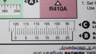 Charging an A/C with the SubCooling Method