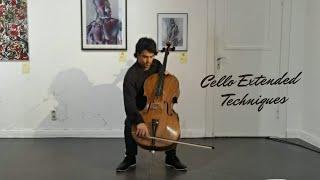 Cello Extended Techniques  - Bartok Pizz