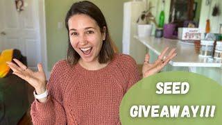 Win seeds saved from my own garden! | SEED GIVEAWAY