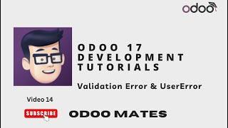Validation Error and User Error In Odoo 17 || Warning Message For Users in Odoo
