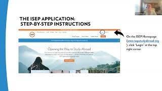 ISEP Application Workshop Session 2 (September 4, 2024)