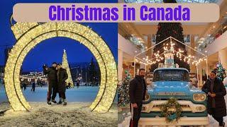 Christmas in Canada | Ice Skating | Christmas Lights | 2 States in Canada