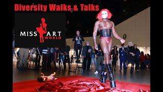 Opening Night LA Art Show Performance "Diversity Walks & Talks"