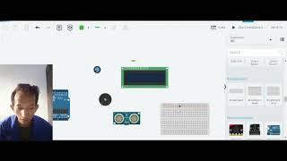 rangkaian arduino sensor mobil Syarif Hidayat 20416255201054