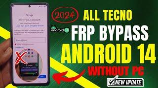 All Tecno Android 14 FRP Bypass | Latest Security Frp Lock Unlock | Apps Not WORK | Without Pc