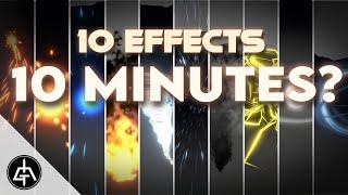 Let's make 10 GAME EFFECTS in 10 Minutes!