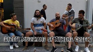 Street Musicians Athens of Greece , Incredible Talend  Musicians Street