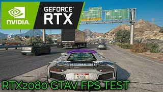 RTX2080 & RYZEN 5 3600 GTA5 1080p Ultra FPS Test