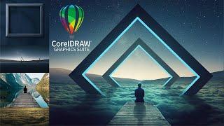 Photo Manipulation Ep 1 | CorelDraw Tutorial | Glow Effect in coreldraw