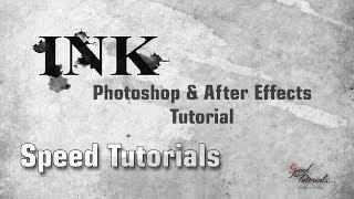 Ink Text Design & Animation tutorial | Photoshop & After Effects