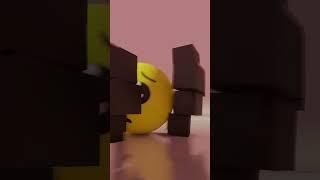 Pleading face destroys the wall | 3D animation