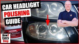 How to polish headlights - clean & restore without sanding! Mothers