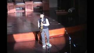 Nella Fantasia(A young, 12 year old, Korean saxophone player) .avi