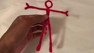 Pipe cleaner person (easy to make)