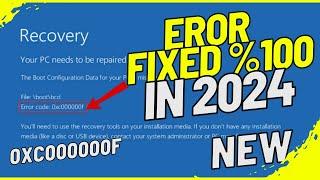 HOW TO FIX ''ERROR CODE 0xc000000f'' IN WINDOWS 11/10