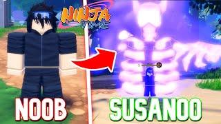 Going From NOOB To 0.1% SUSANOO SASUKE in Ninja Time.. - Roblox