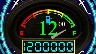 BCG 12 Minutes Countdown (Fuel Meter Gauge 1,200,000 Units) Remix Mario Party 6 Slow , Fast Theme
