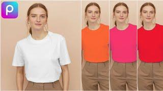 White clothes color change || Picsart Editing