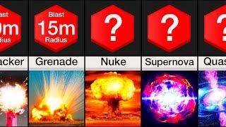 Size Comparison: Explosions