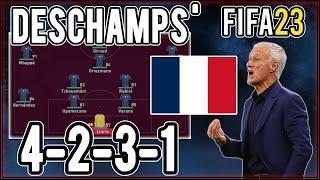 Replicate Didier Deschamps' 4-2-3-1 France Tactics in FIFA 23 | Custom Tactics Explained