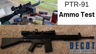 PTR Ammo Accuracy Test | G3 HK91 Clone accuracy