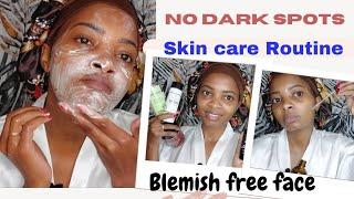 How to keep your Face glowing, Clear & flawless/Clear skin care routine/No Face dark spot