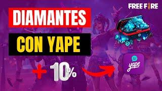  Cómo recargar DIAMANTES para Free Fire por la Aplicación de YAPE | En menos de 2 minutos